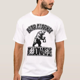 Camiseta Crachá Dominador Bear Market Billionaire™ para fin
