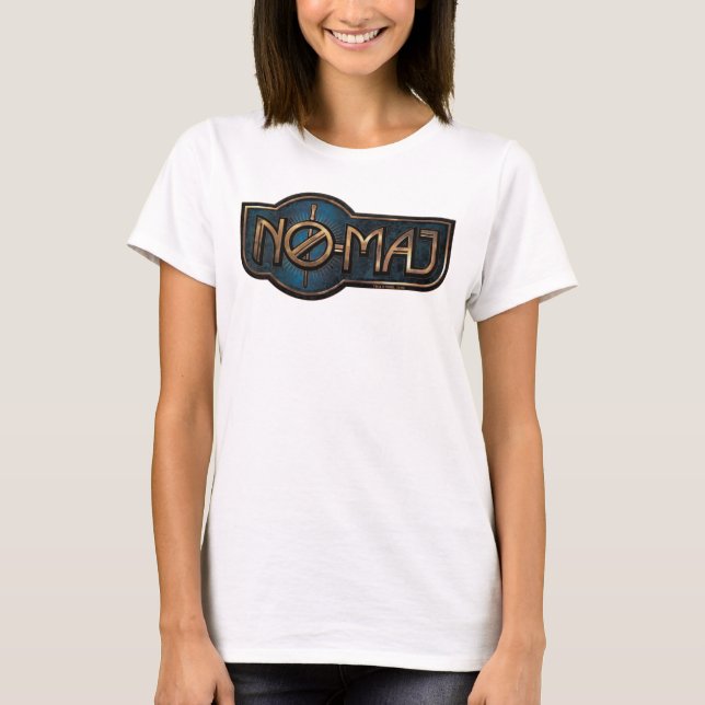 Camiseta Crachá Dourado e Marble NO-MAJ™ (Frente)