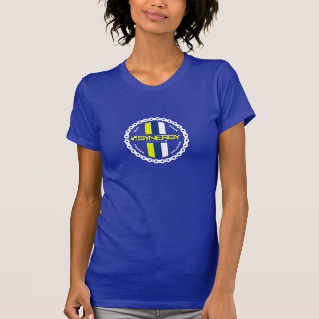 Camiseta Crachá em mulheres azuis (Frente)