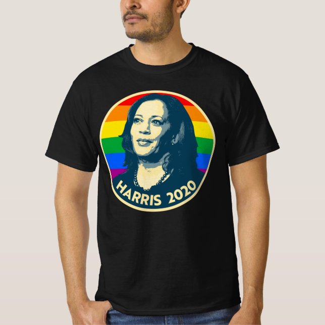 Camiseta Crachá HARRIS 2020 PRIDE (Frente)