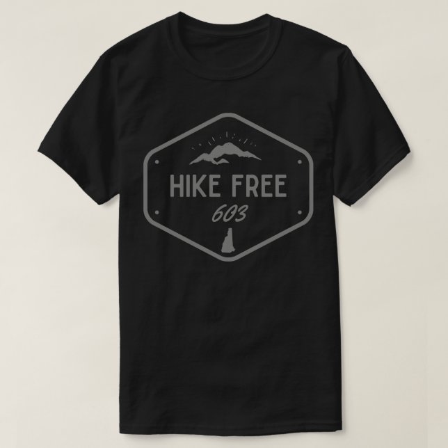 Camiseta Crachá Hike Free 603 (Frente do Design)