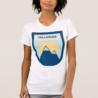 Camiseta crachá moderno do vintage de Colorado do telluride