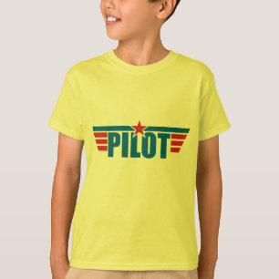 Camiseta Crachá-Piloto das Asas - Aviação