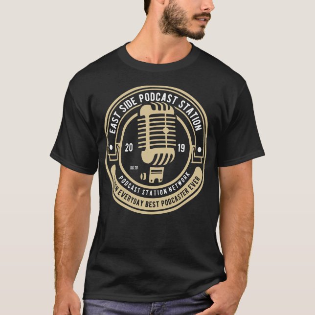 Camiseta Crachá Podcast (Frente)