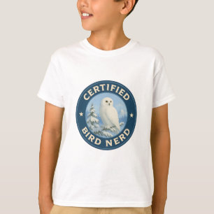 Camiseta Crachá Snowy Owl Vintage