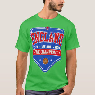 Camiseta Crachá Vermelho Azul Inglaterra