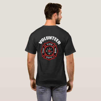 Camiseta Crachá voluntário do sapador-bombeiro
