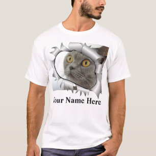 Camiseta Crack de papel para amantes de gatos engraçados pe