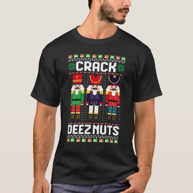 Camiseta Crack Deez Loucos Noz-Not-Xmas Pajama Matchin (Frente)