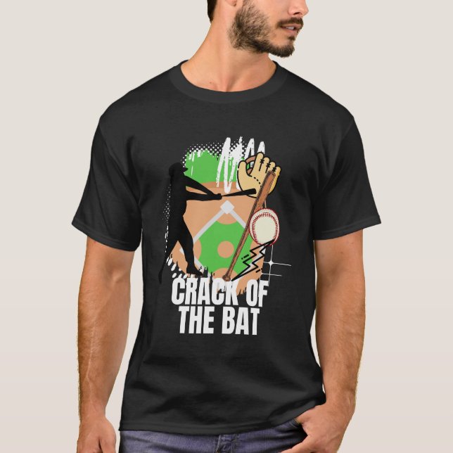 Camiseta Crack do Bat - Baseball (Frente)