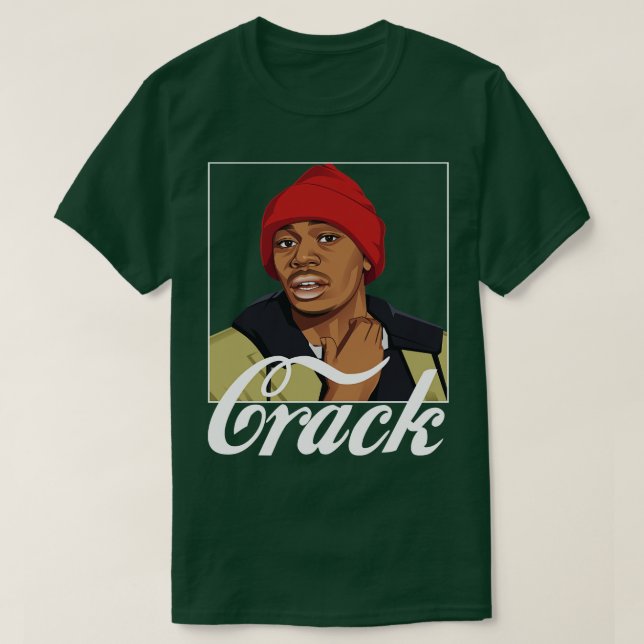 Camiseta Crack por Tyrone Biggums (Frente do Design)
