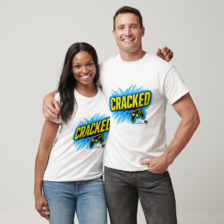 Camiseta Cracked Gamer | Desenho Ousado de Control