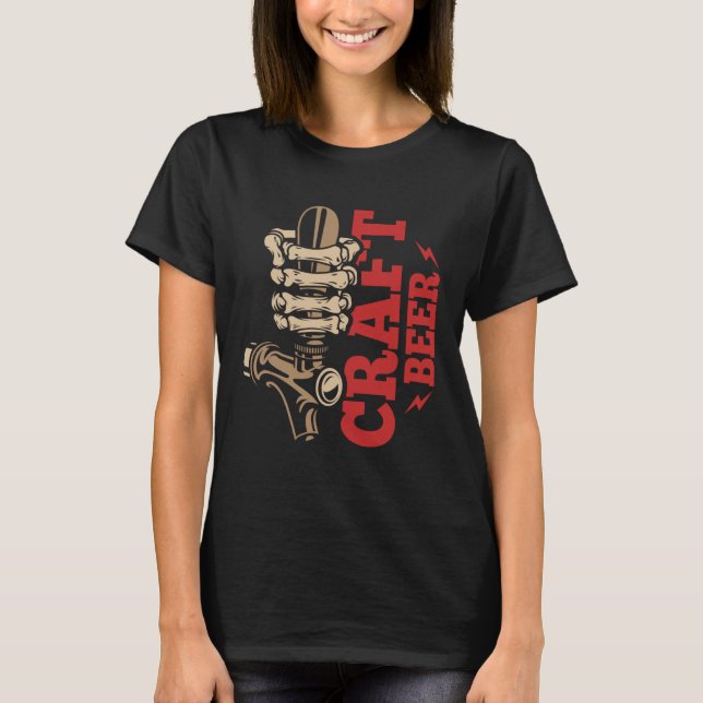 Camiseta Craft Beer Crafts Brew Brewing Brewer Beer Drinker (Frente)