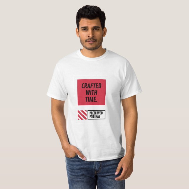 Camiseta Crafted With Time (Frente Completa)