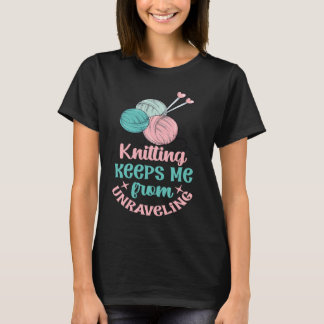 Camiseta Crafts Knitting Adulting Stress Mom Life Ladies Cr