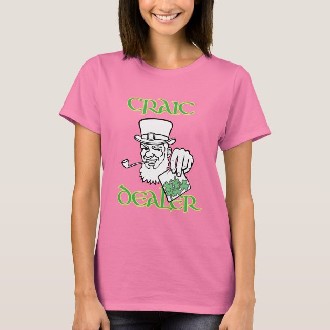 Camiseta Craic Dealer Ladies Dark TSirt (Frente)