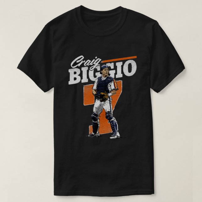 Camiseta Craig Biggio Retro (Frente do Design)