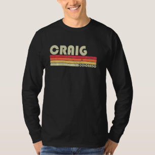 Camiseta Craig Co Colorado Funny City Home Roots Retro 70s