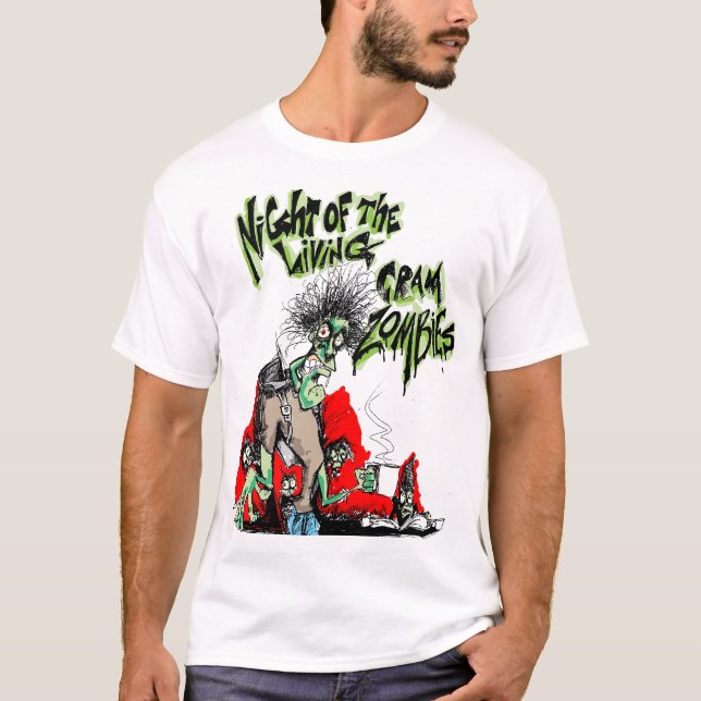 Camiseta cram a cópia zombies2 (Frente)
