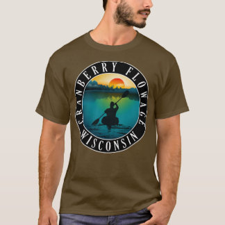 Camiseta Cranberry Flowage Wisconsin Kayaking