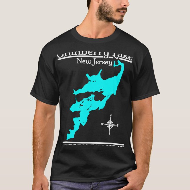 Camiseta Cranberry Lake, New Jersey  (Frente)