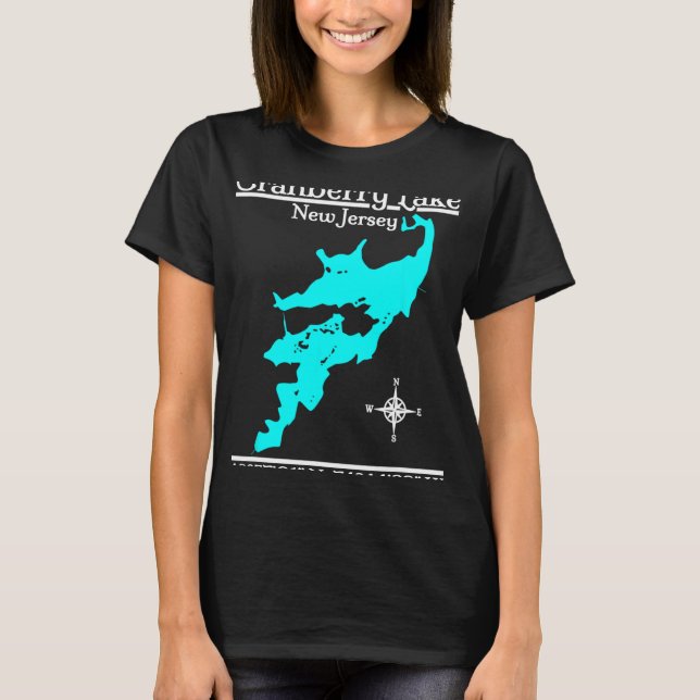 Camiseta Cranberry Lake, New Jersey  (Frente)