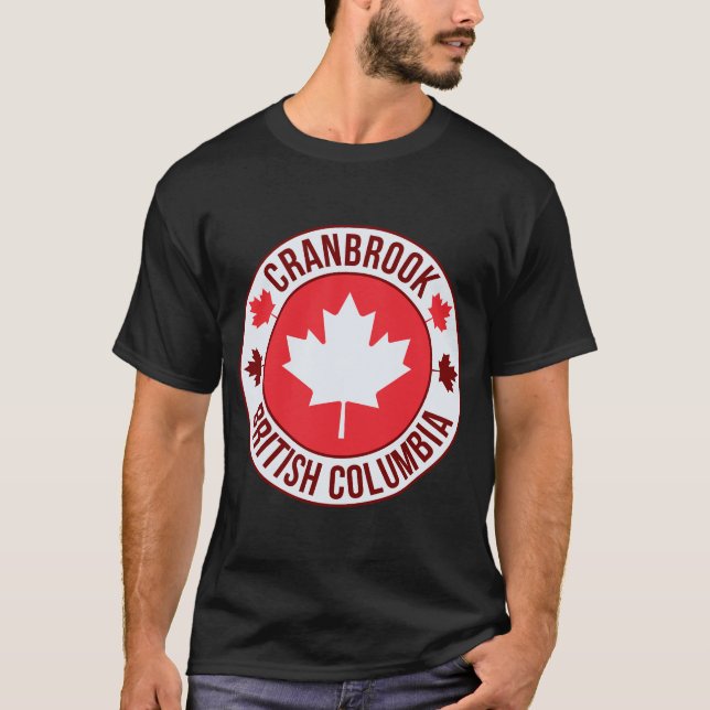 Camiseta Cranbrook, Canada City T-Shirt | Travel & Hometown (Frente)