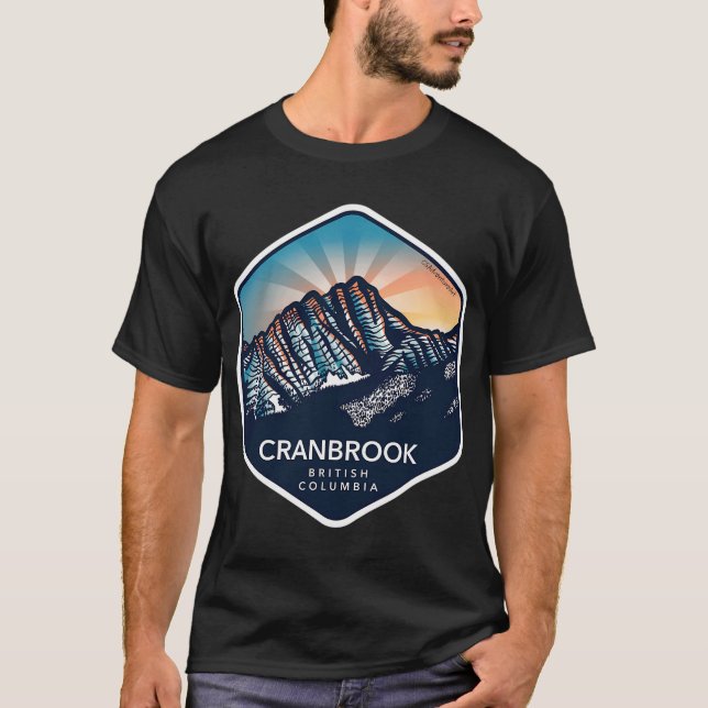 Camiseta Cranbrook, Colúmbia Britânica, Canadá (Frente)