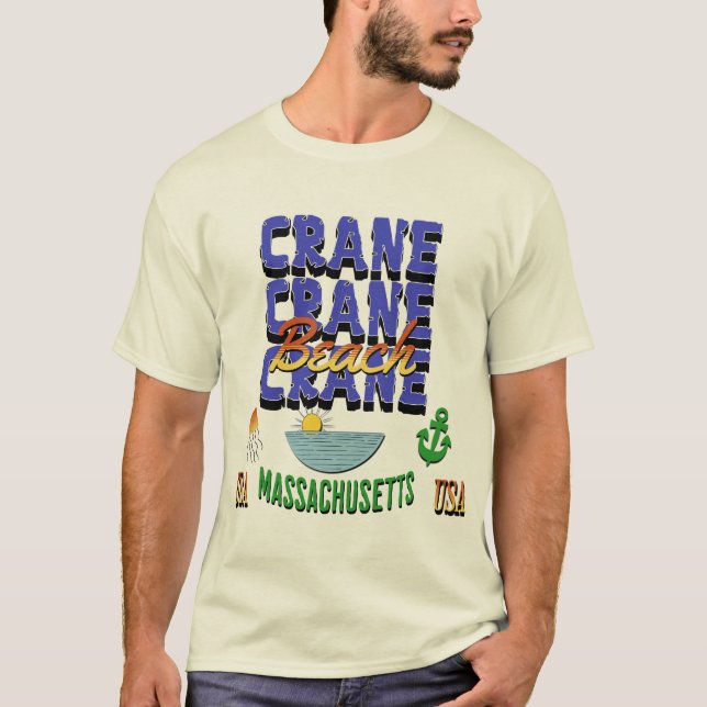 Camiseta Crane Beach, Ipswich, Massachusetts (Frente)