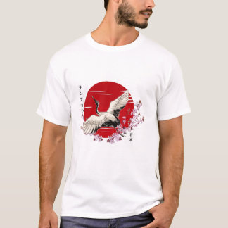 Camiseta Crane Tsuru Japonês