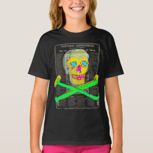 Camiseta Cráneo Calavera Retro Vintage Letra Mexicana