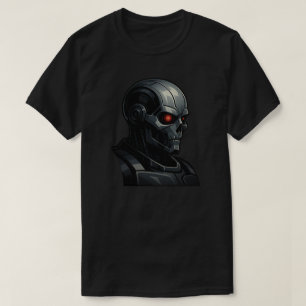 Camiseta Cráneo de Terminator Poder Fuerza Diseño Gráfico C