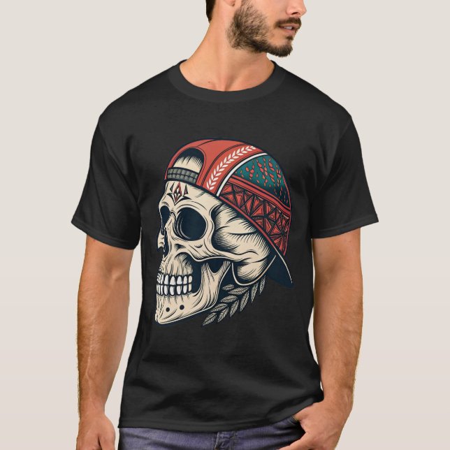 Camiseta crânio (Frente)