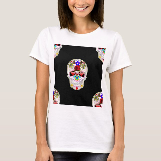 Camiseta crânio (Frente)