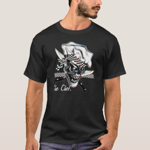 Camiseta Crânio 5 do cozinheiro chefe