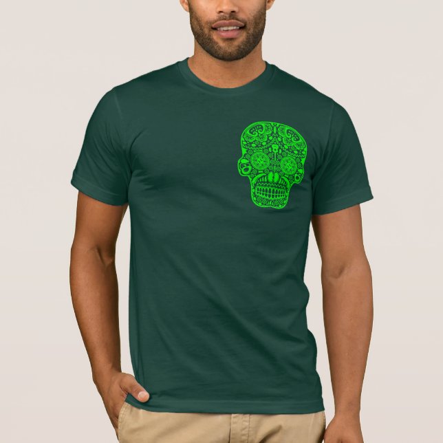 Camiseta Crânio #9 de Cinco de Mayo (Frente)