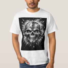 Camiseta Crânio Abstrato