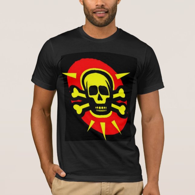 Camiseta Crânio Amarelo (Frente)