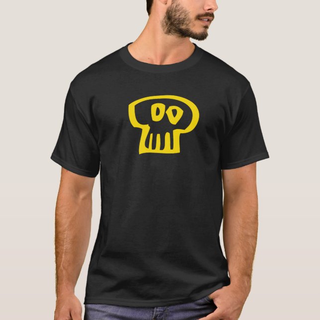 Camiseta Crânio amarelo (Frente)