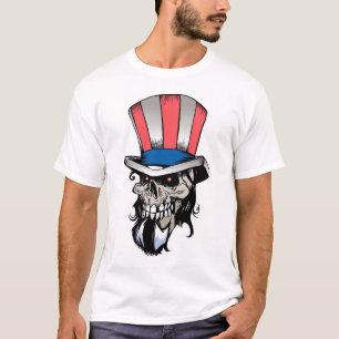 Camiseta Crânio americano