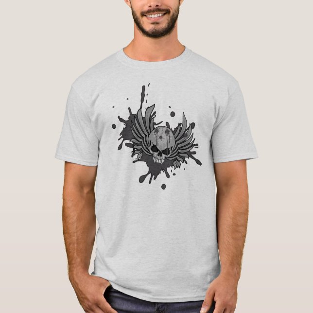 Camiseta Crânio Asas (Frente)