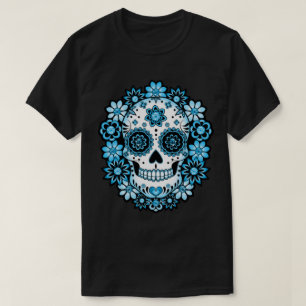 Camiseta Crânio Azul