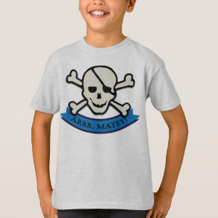 Camiseta Crânio - Camisa-T sem rótulo para as crianças de c