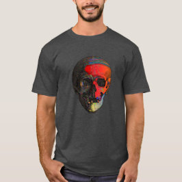 Camiseta Crânio Colorido