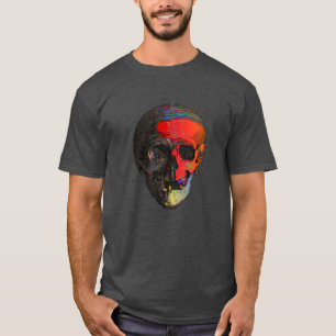 Camiseta Crânio Colorido