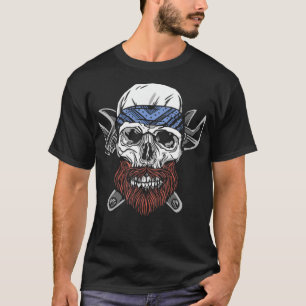 Camiseta Crânio com barba 6