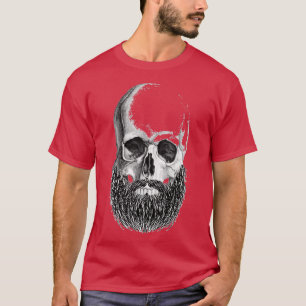 Camiseta crânio com barba 7