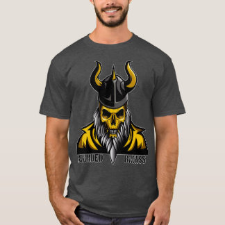 Camiseta Crânio com barba vibrando edisão 1