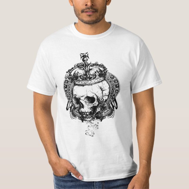 Camiseta Crânio com coroa (Frente)