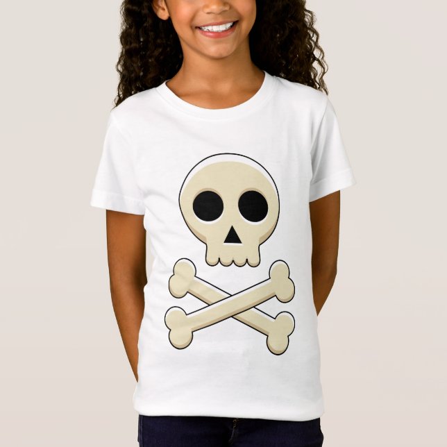 Camiseta Crânio com Ossos (Frente)